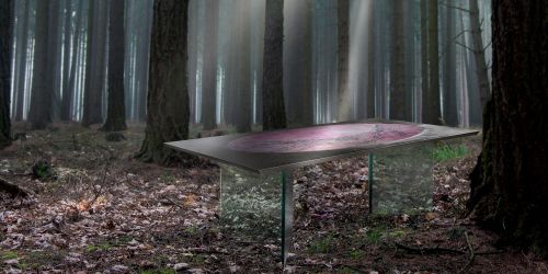 tavolo nel bosco