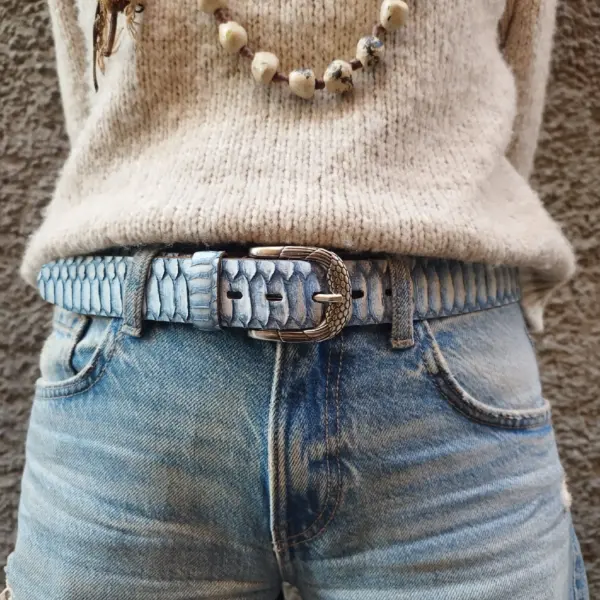 Cintura Denim | pitone - immagine 3